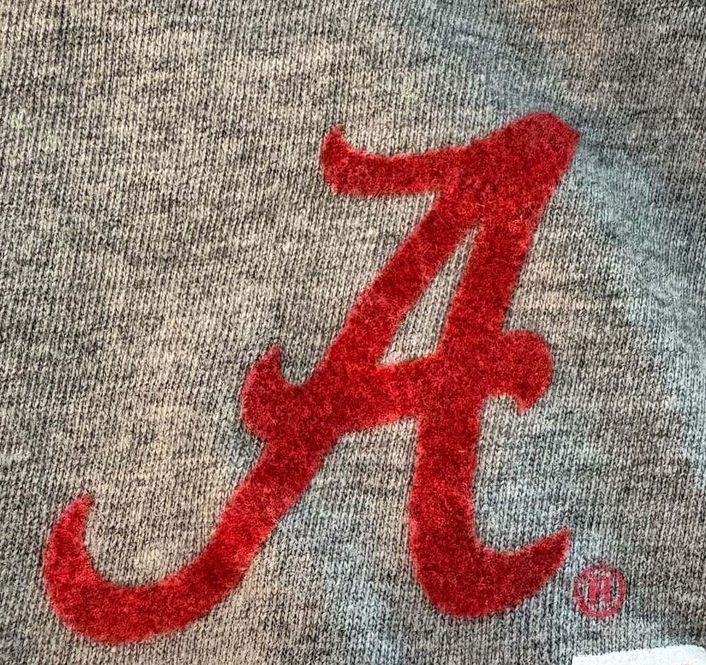 Alabama Crimson Tide T Shirt XL Gray Roll Tide Rivalry Threads NCAA College - Picture 2 of 7
